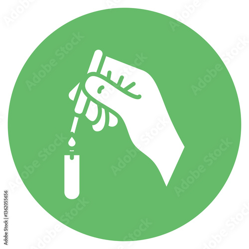 Swab Test Vector Icon