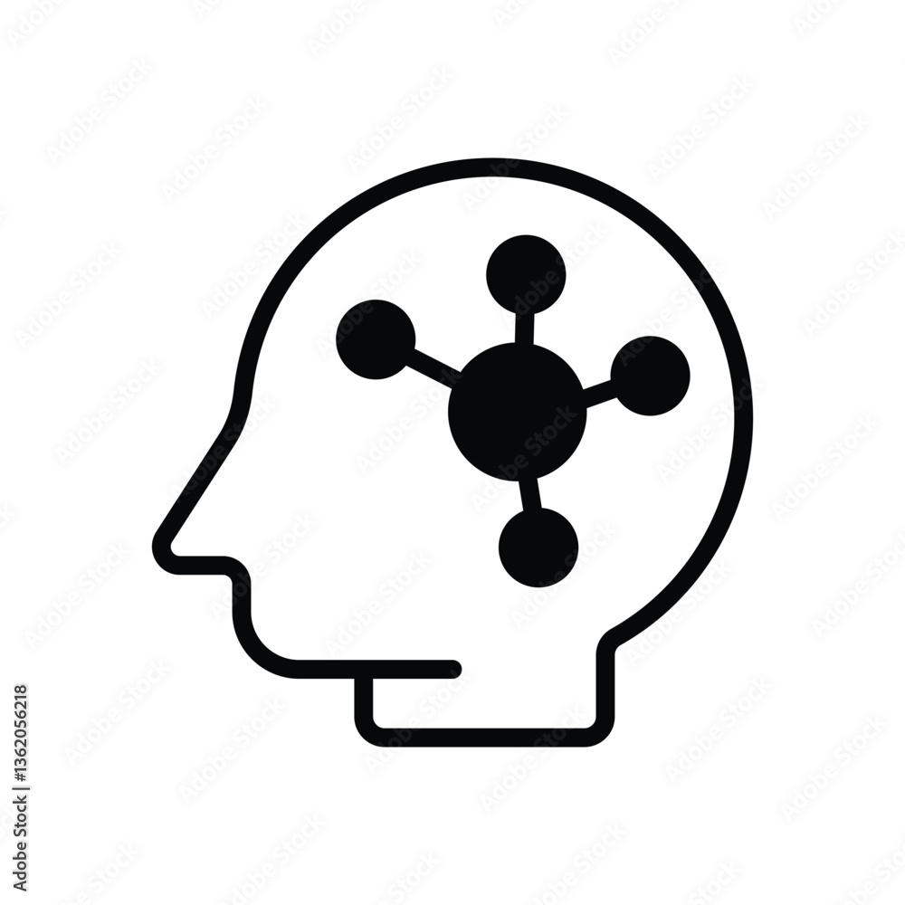Mind Map Vector icon Mind Map Vector icon