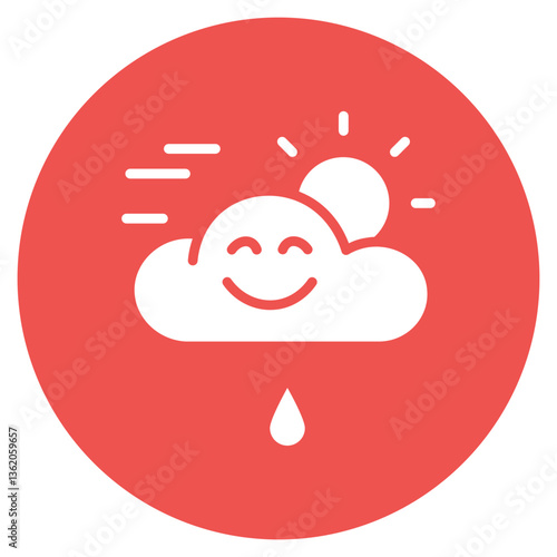 Rainy Weather Icon Vector Icon