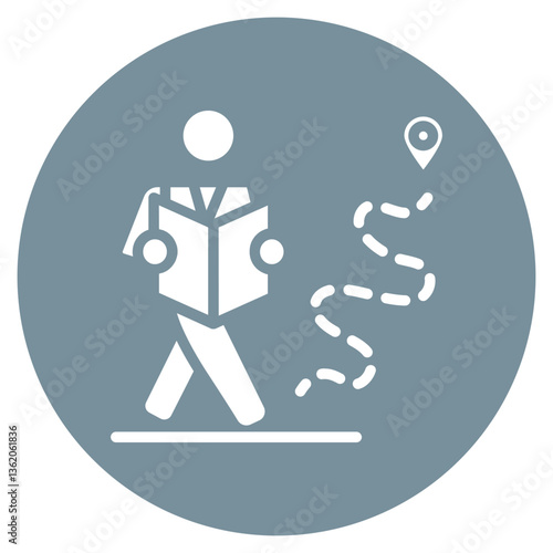 Self Guided Tour Vector Icon