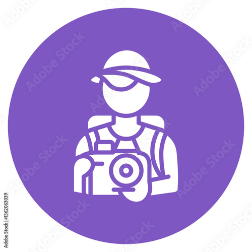 Tourist Vector Icon