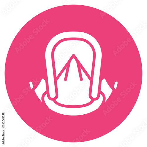 Climbing Carabiner Vector Icon