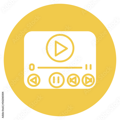 Digital Media Vector Icon