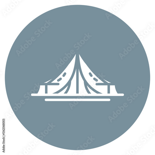 Mina Tent Icon Vector Icon