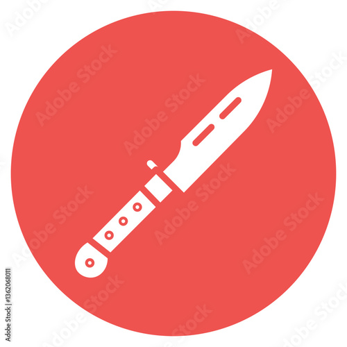 Sacrificial Knife Vector Icon