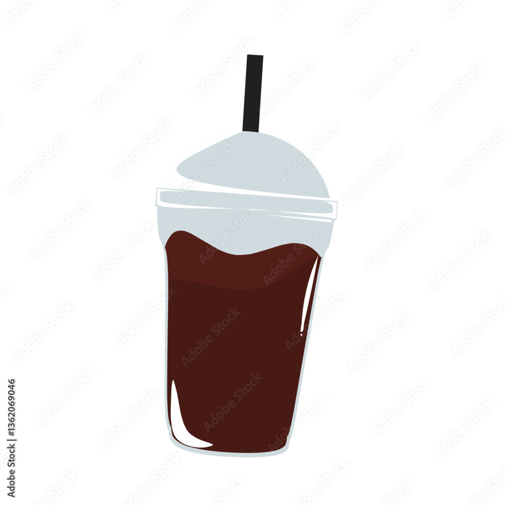 Illustrasion of a bubble tea drink Illustrasion of a bubble tea drink