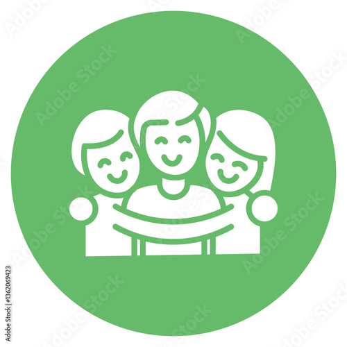 Friends Reunion Vector Icon