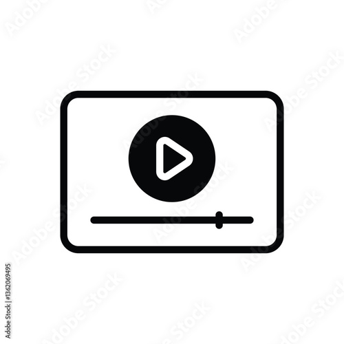 Live Streaming Vector icon