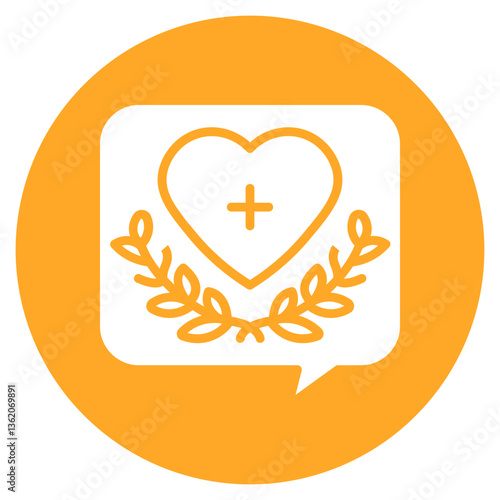 Supportive Text Vector Icon