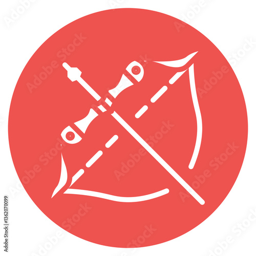 Bow String Vector Icon