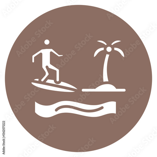 Surf Simulator Vector Icon