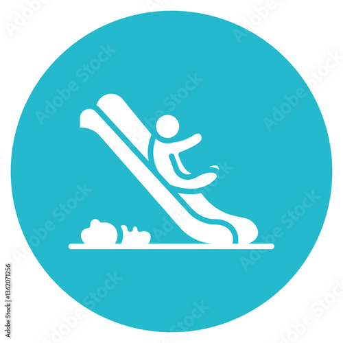 Tube Slide Vector Icon