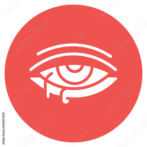 Eye Puffiness Vector Icon