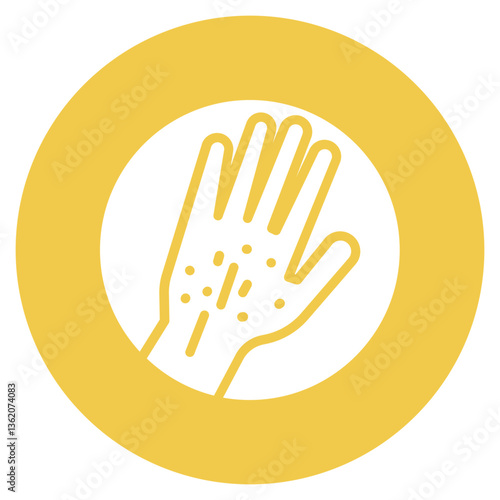 Skin Flare Up Vector Icon