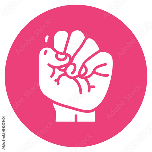 Cracked Knuckles Vector Icon