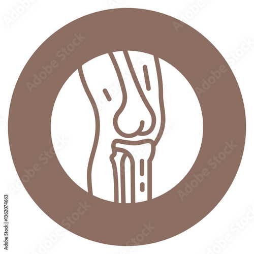 Ligament Tear Vector Icon