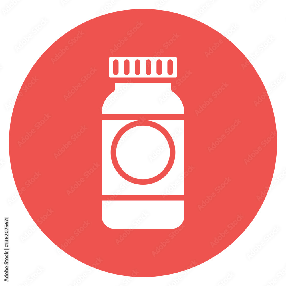 Fototapeta premium Mood Stabilizers Vector Icon