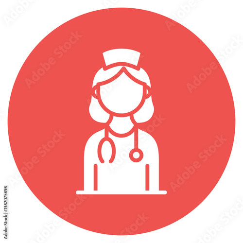 Psychiatric Nurse Vector Icon