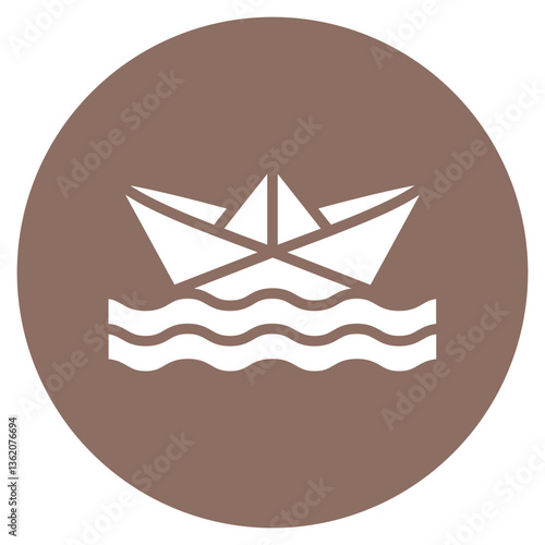 Paper Boats Vector Icon