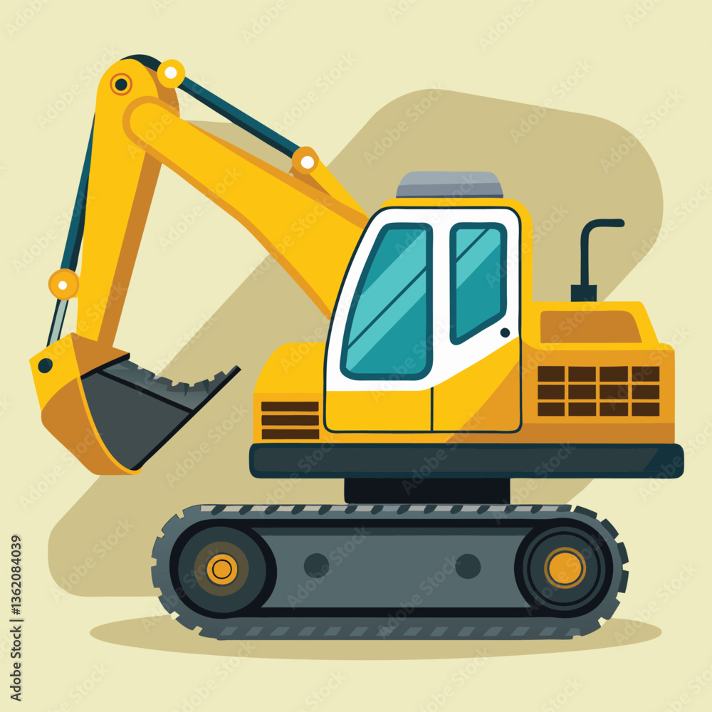 excavator vector excavator vector