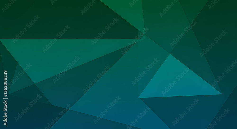 Obraz premium 3d render, abstract black crystal background, faceted texture, macro panorama, wide panoramic polygonal wallpaper