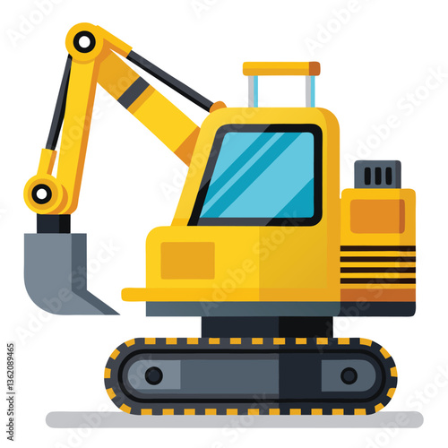 excavator vector