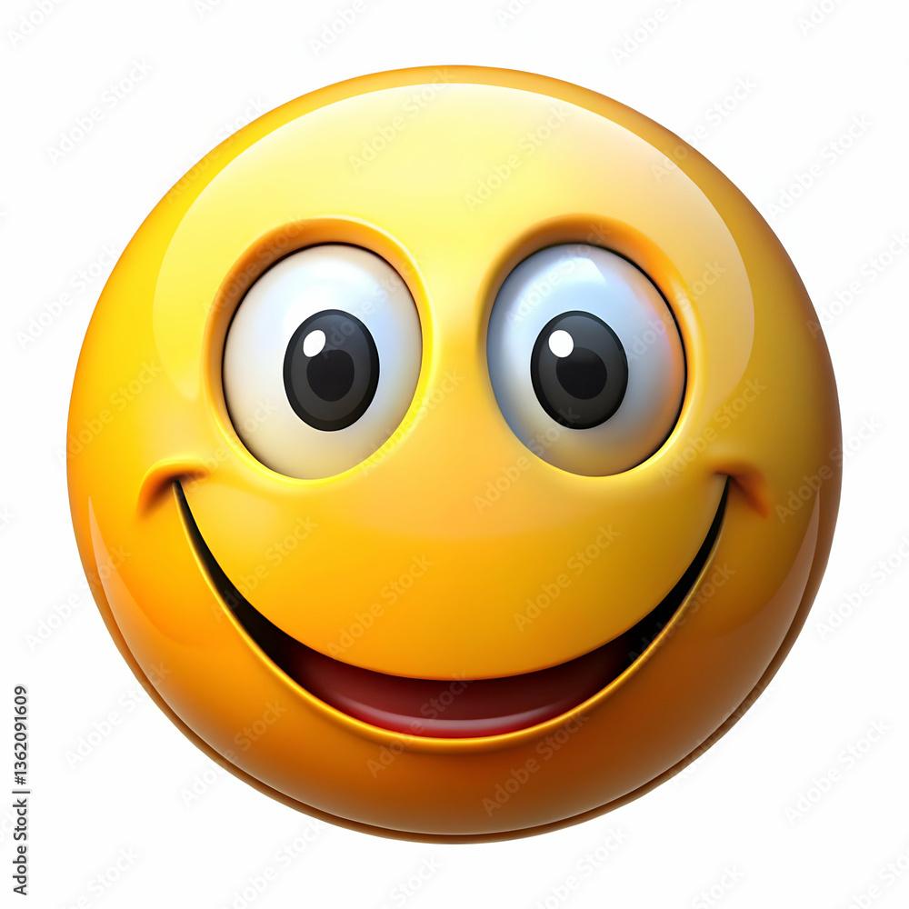 Cartoon Smiley Face isolated on transparent background
Cartoon Smiley Face isolated on transparent background
