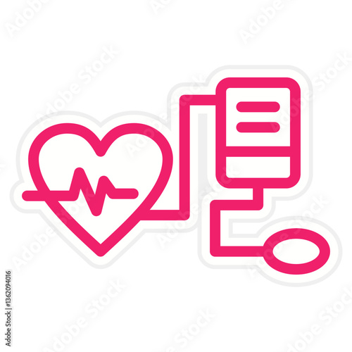 Vector Design Blood Pressure Icon Style