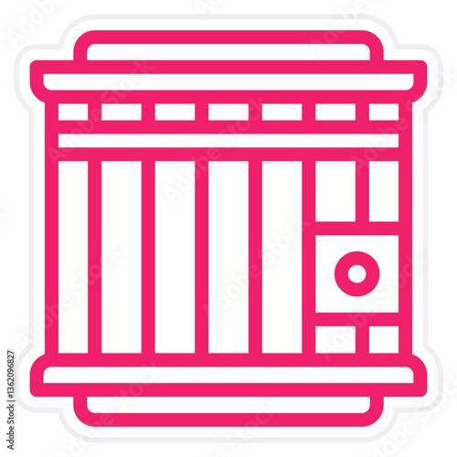 Vector Design Jail Icon Style