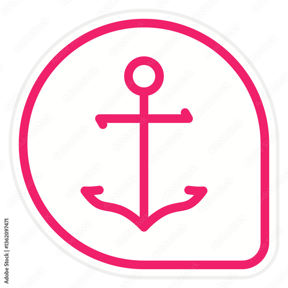 Vector Design Anchor Icon Style Vector Design Anchor Icon Style