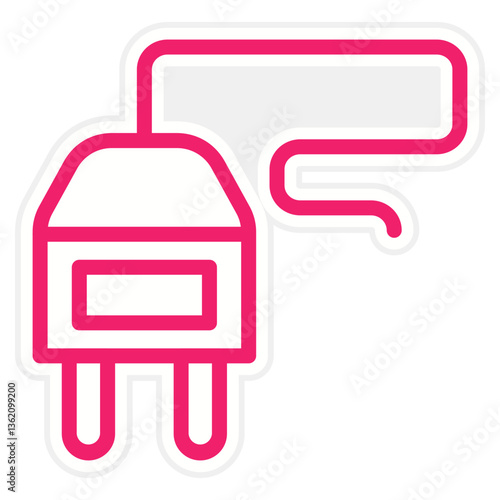 Vector Design Power Plug Icon Style