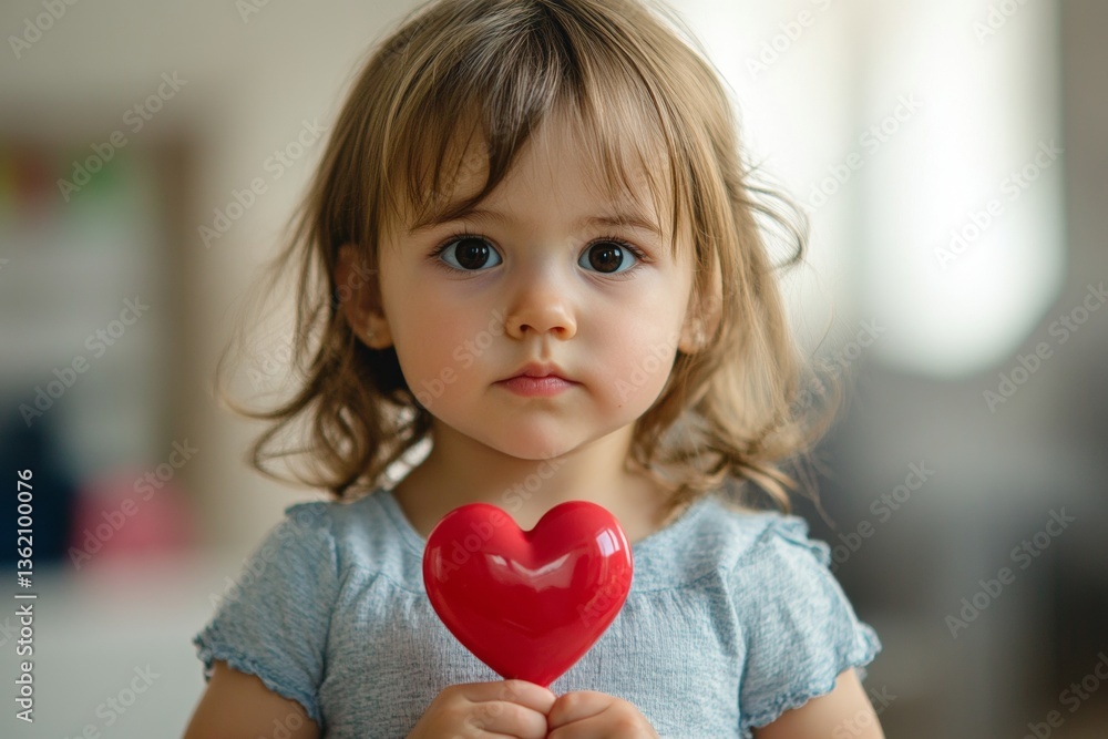 Serious face cute brazilian toddler girl with lollipop heart in hands. Valentine's day greeting and funny gift. Sweet child’s valentine's surprise. Love and family joy. Love-filled february 1. Serious face cute brazilian toddler girl with lollipop heart in hands. Valentine's day greeting and funny gift. Sweet child’s valentine's surprise. Love and family joy. Love-filled february 1.