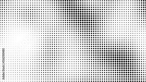 white halftone dotted texture retro vintage abstract background, overlay fit for layer, compositing and visual effect