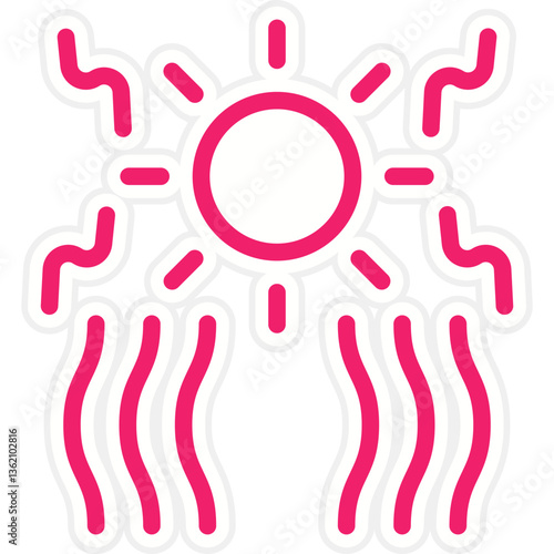 Heat Wave Icon Style