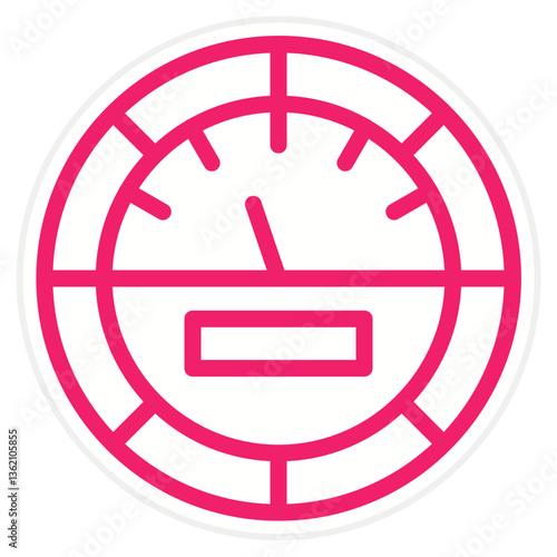 Tachometer Icon Style