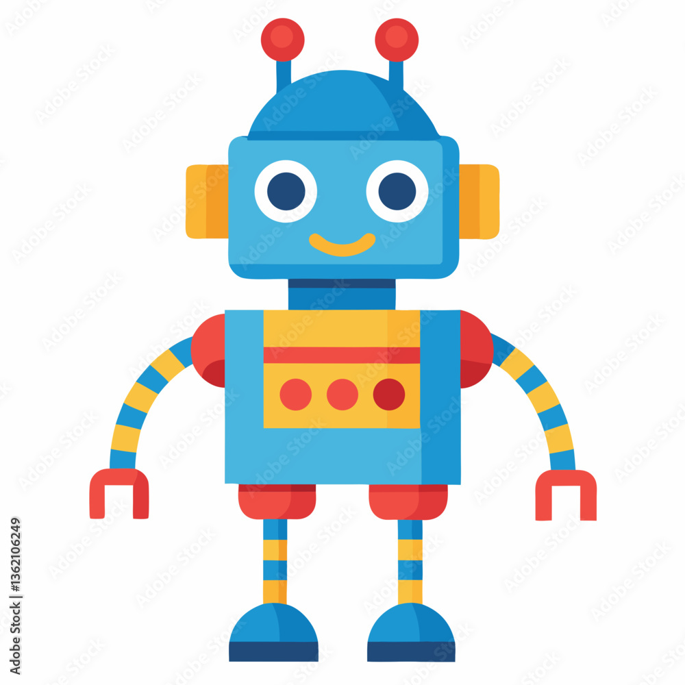 retro toy robot