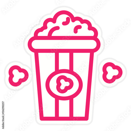 Popcorn Icon Style