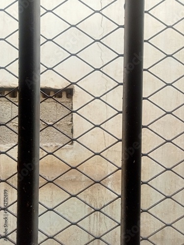 Wallpaper Mural metal fence with a chain Torontodigital.ca