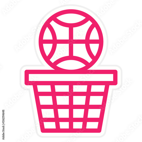 Basketball Icon Style