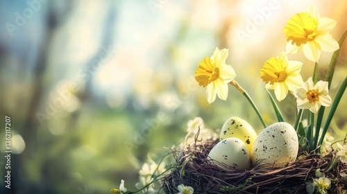 Abandoned Vintage Car in Wilderness Overgrown with Plants