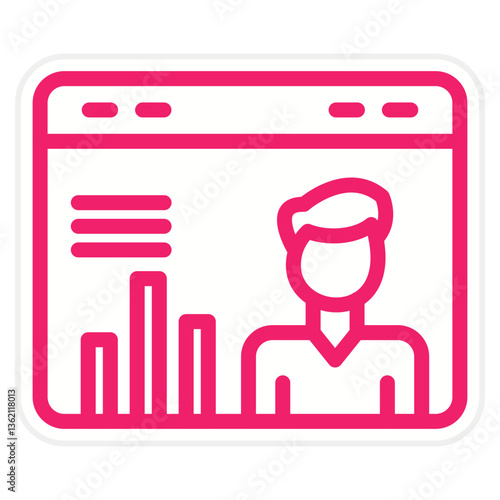 Page Visitors Icon Style