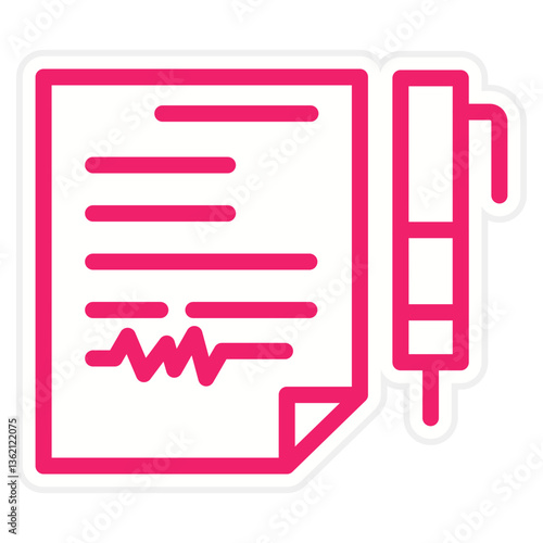 Oil Contract Icon Style