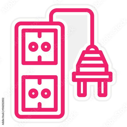 Extension Cord Icon Style