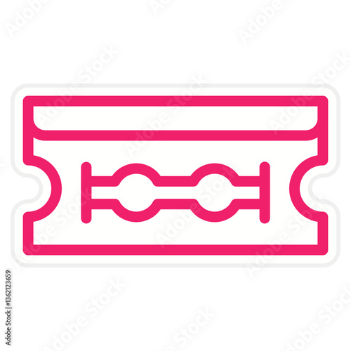Razor Blade Icon Style