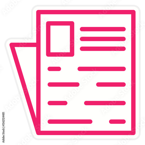Newspaper Icon Style