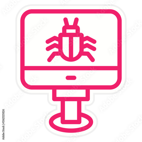 Computer Bug Icon Style