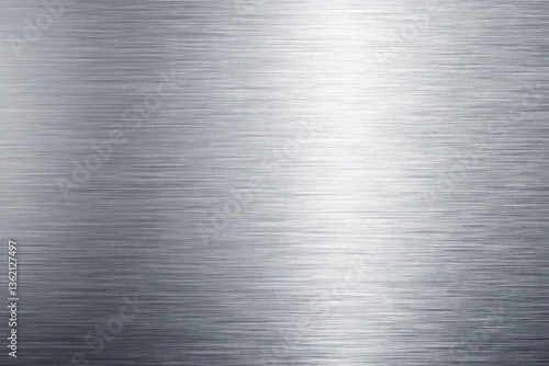 elegant brushed steel texture with horizontal striations and light reflections for premium product photography and contemporary design elements

