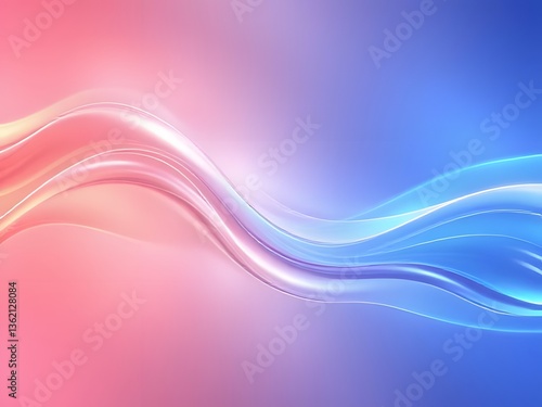 background of modern tech gradient waves fluid curve generative ai