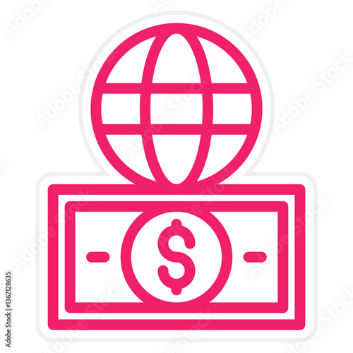 Economic Diplomacy Icon Style