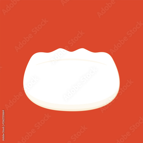 Gyoza vector. Gyoza is Chinese food.